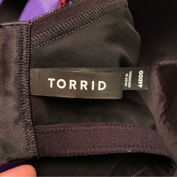 Torrid Bra 44DDD Perfect T Shirt lightly lined floral straight back bra - Picture 14 of 14